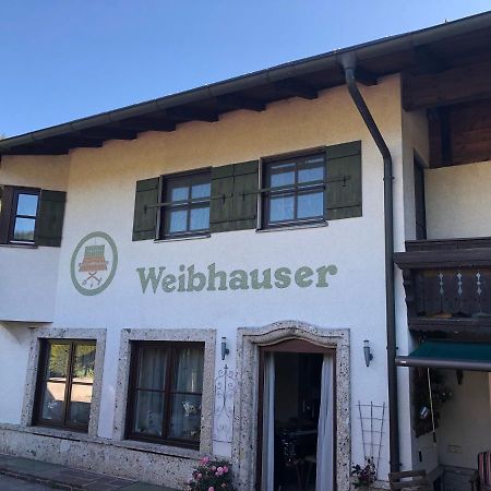 Ferienwohnung Weibhauser ビショフスヴィーゼン エクステリア 写真
